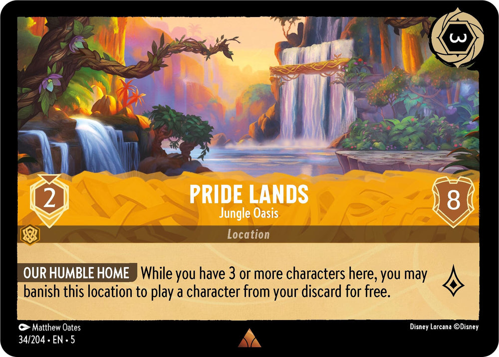 Image for Pride Lands - Jungle Oasis (34/204) - Disney Lorcana