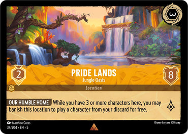 Image for Pride Lands - Jungle Oasis (34/204) - Disney Lorcana