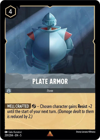 Image for Plate Armor (201/204) - Disney Lorcana