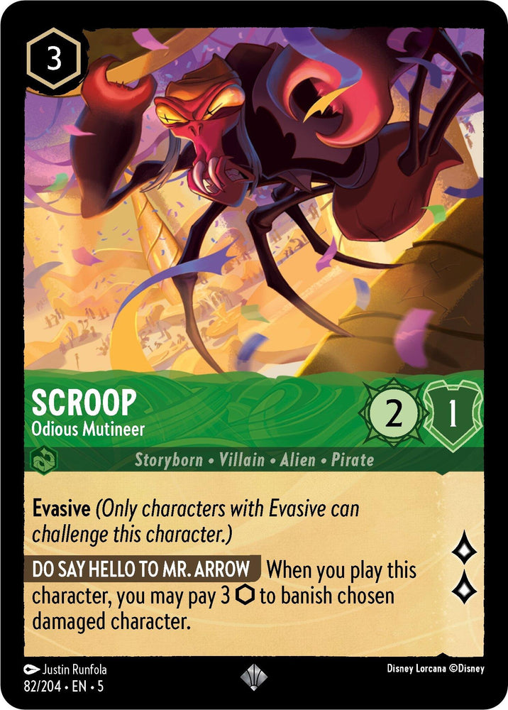 Image for Scroop - Odious Mutineer (82/204) - Disney Lorcana