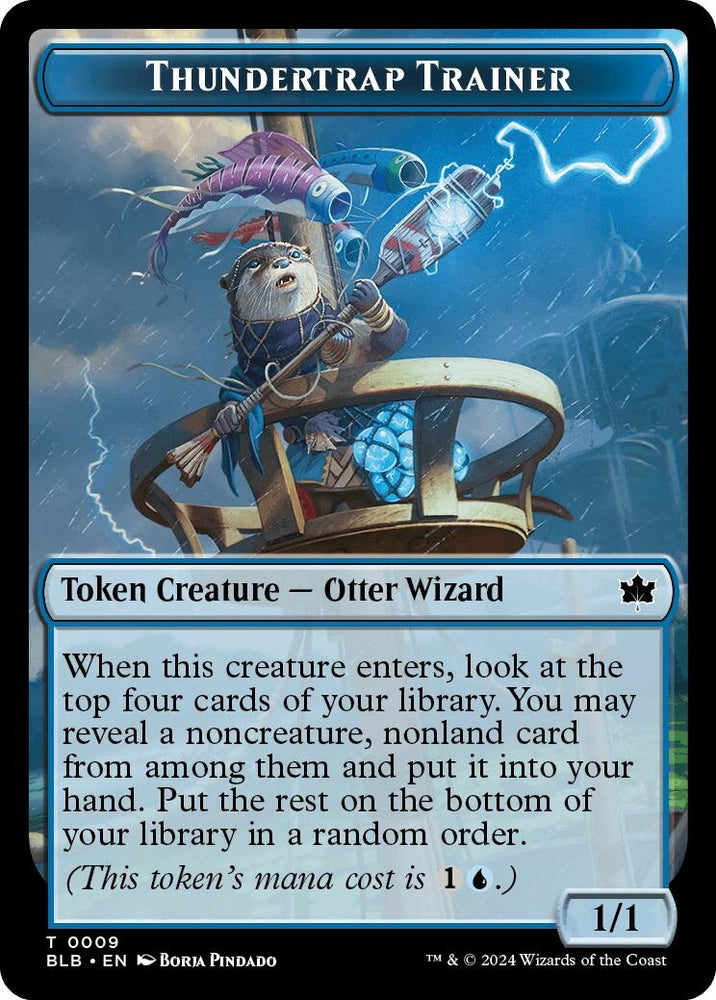 Image for Thundertrap Trainer Token (9) [Bloomburrow]