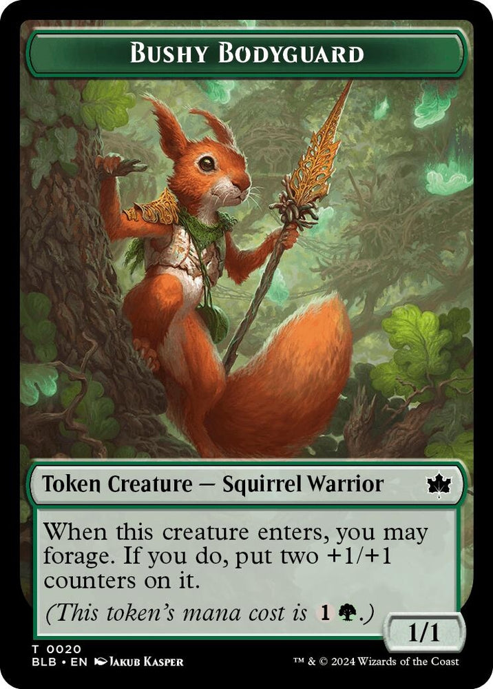 Image for Bushy Bodyguard Token (20) [Bloomburrow]