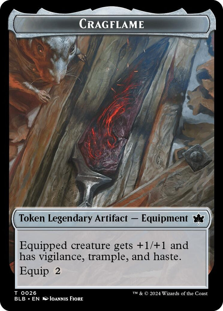 Image for Cragflame Token (26) [Bloomburrow]