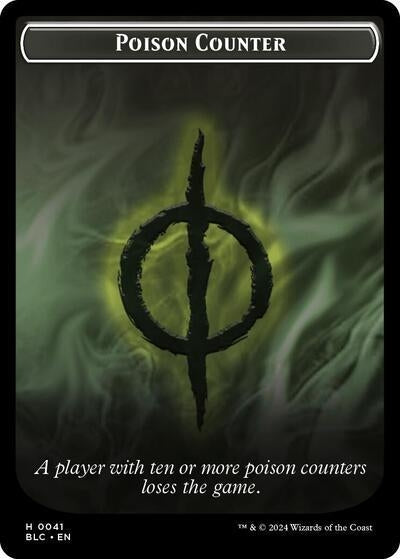 Image for Poison Counter // Rabbit Double-Sided Token (41 // 3) [Commander: Bloomburrow]