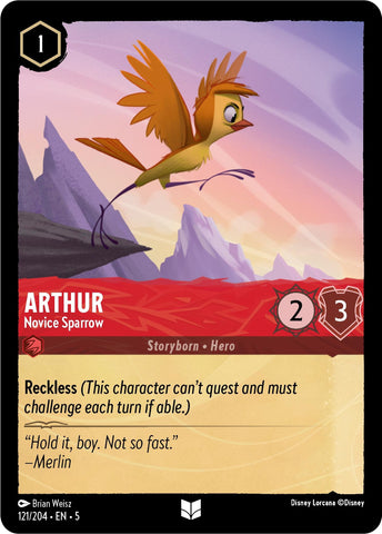 Image for Arthur - Novice Sparrow (121/204) [Shimmering Skies]