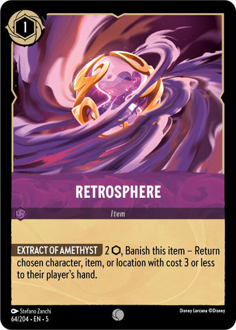 Image for Retrosphere (64/204) - Disney Lorcana