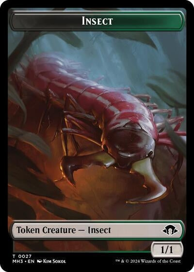 Image for Insect (0027) // Energy Reserve Double-Sided Token (27 // 36) [Modern Horizons 3]