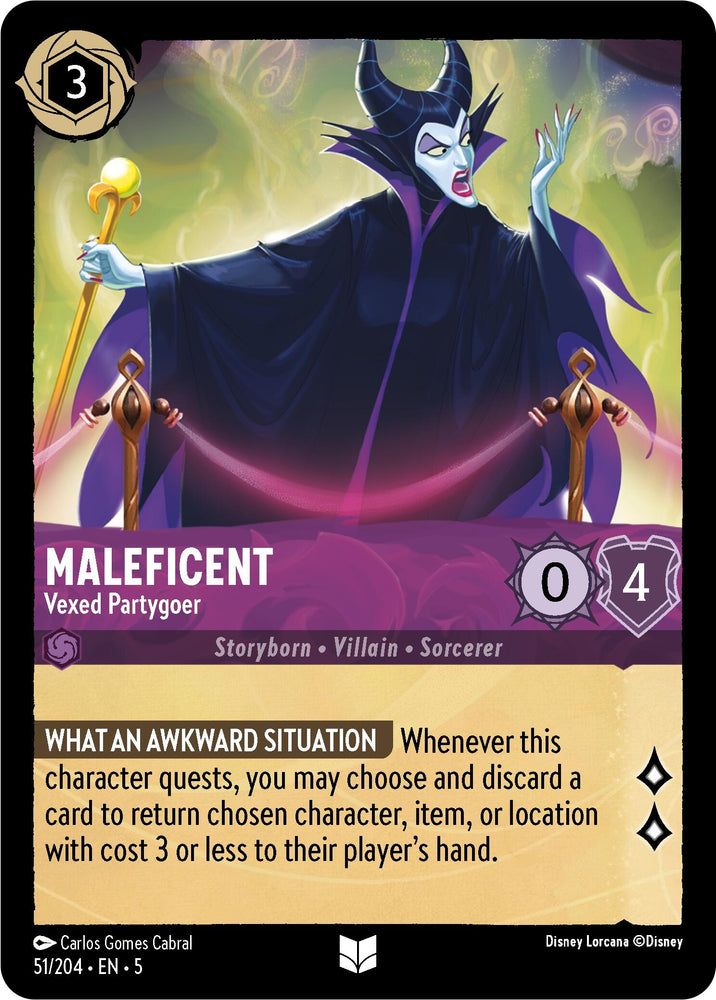 Image for Maleficent - Vexed Partygoer (51/204) [Shimmering Skies]