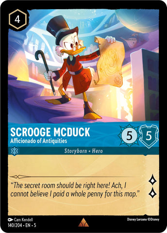 Image for Scrooge McDuck - Afficionado of Antiquities (140/204) - Disney Lorcana