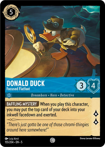 Image for Donald Duck - Focused Flatfoot (155/204) [Shimmering Skies]