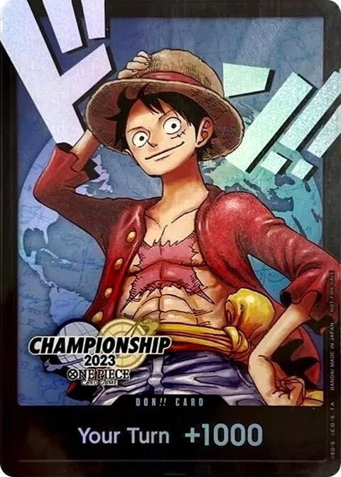 DON!! Card (Monkey.D.Luffy) (2023 World Championship Finals) (One Piece Promotion Cards)
