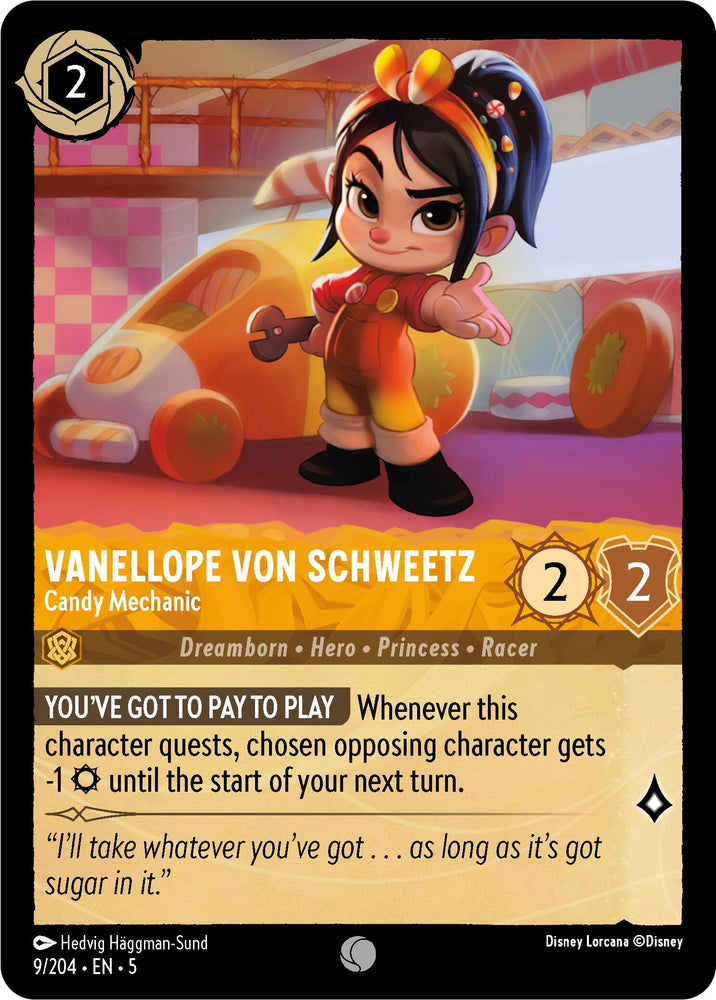 Image for Vanellope von Schweetz - Candy Mechanic (9/204) [Shimmering Skies]