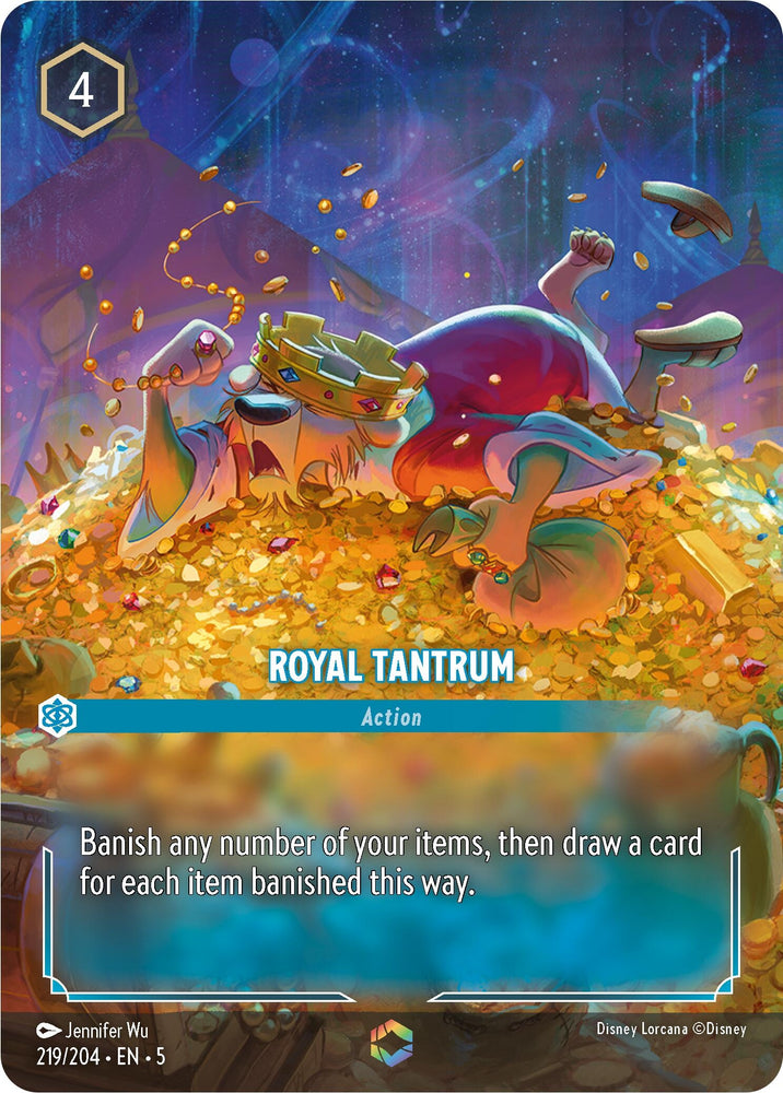Image for Royal Tantrum (Enchanted) (219/204) - Disney Lorcana