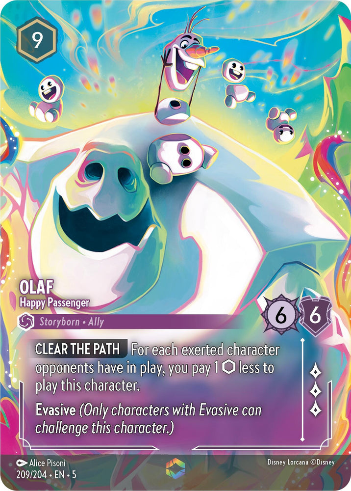 Image for Olaf - Happy Passenger (Enchanted) (209/204) [Shimmering Skies]