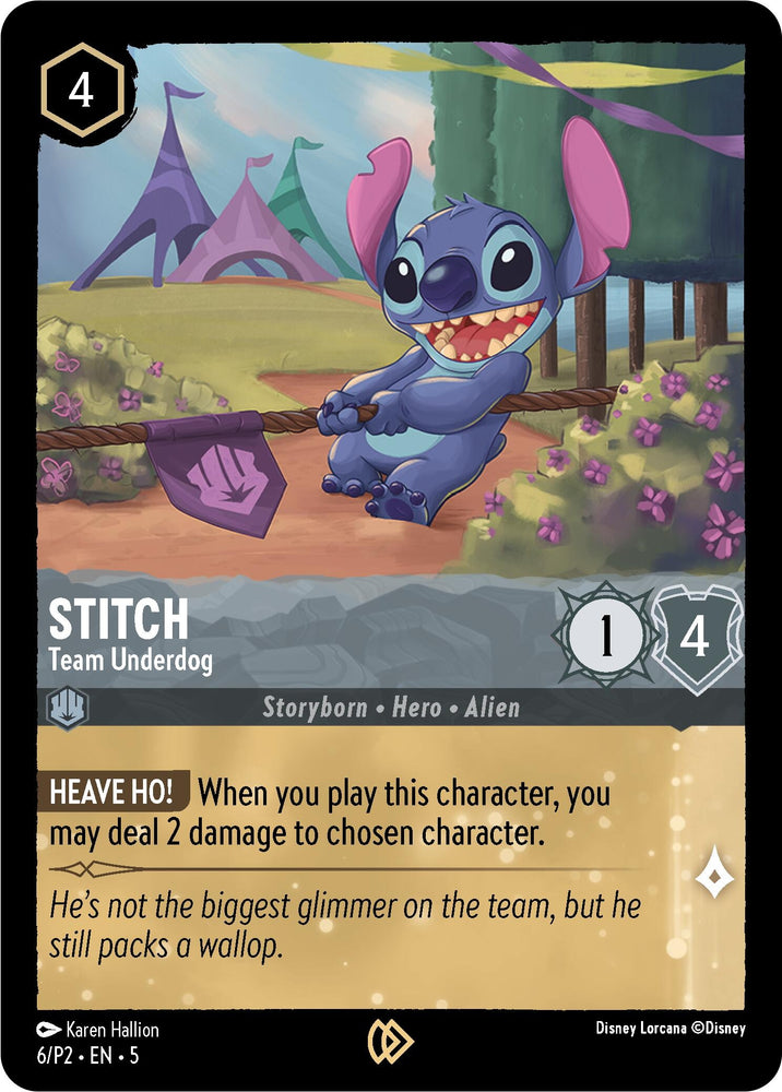 Image for Stitch - Team Underdog (6) - Disney Lorcana