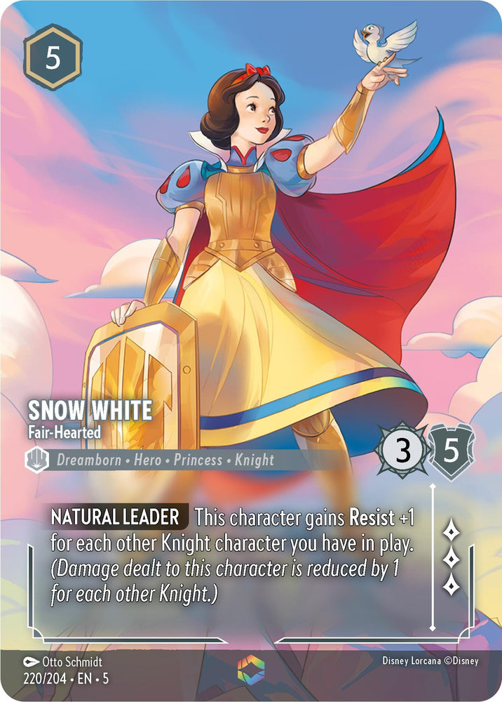 Image for Snow White - Fair-Hearted (Enchanted) (220/204) - Disney Lorcana