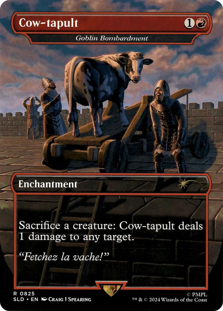 Image for Cow-tapult - Goblin Bombardment (825) [Secret Lair Drop Series]