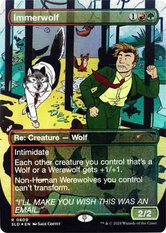 Image for Immerwolf (Rainbow Foil) (809) [Secret Lair Drop Series]