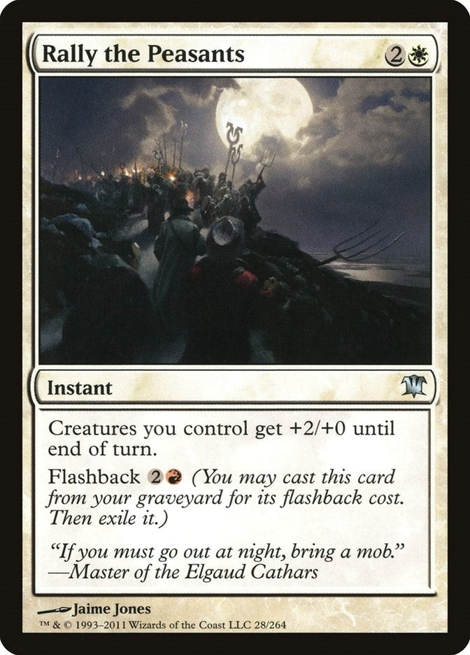 Image for Rally the Peasants (28) [Innistrad]