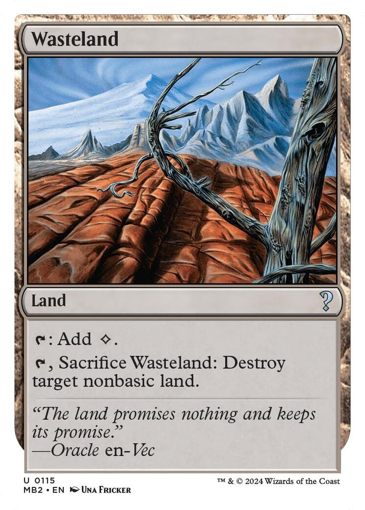 Image for Wasteland (White Border) (115) [Mystery Booster 2]