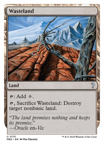 Image for Wasteland (White Border) (115) [Mystery Booster 2]
