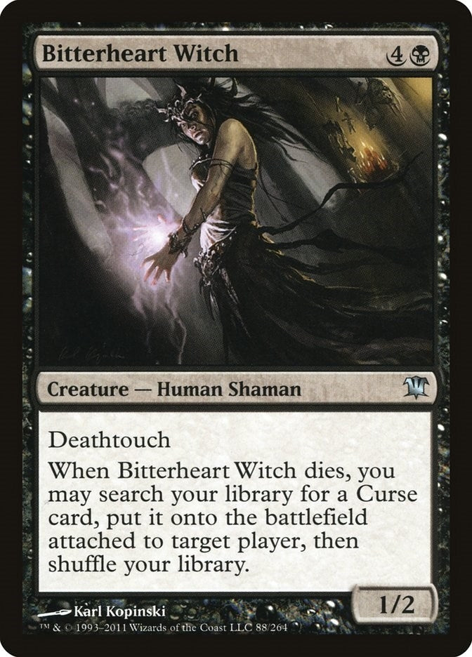 Image for Bitterheart Witch (88) [Innistrad]