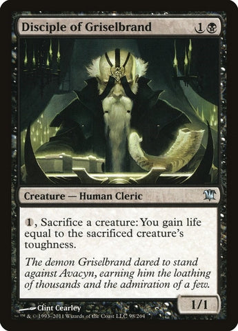 Image for Disciple of Griselbrand (98) [Innistrad]