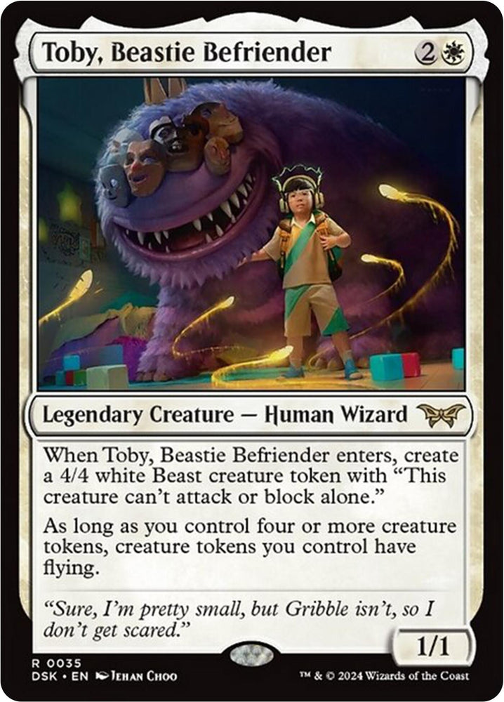 Image for Toby, Beastie Befriender (35) [Duskmourn: House of Horror]