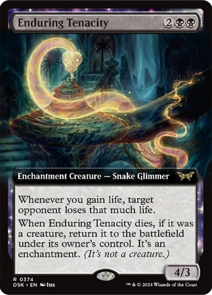 Image for Enduring Tenacity (Extended Art) (374) [Duskmourn: House of Horror]