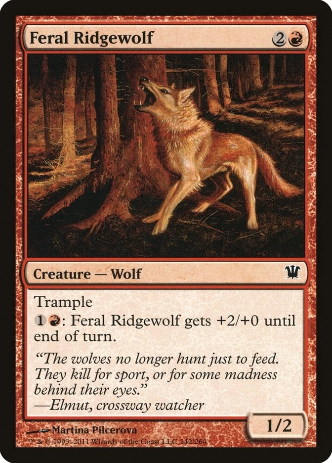 Image for Feral Ridgewolf (142) [Innistrad]