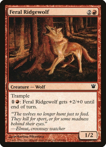 Image for Feral Ridgewolf (142) [Innistrad]