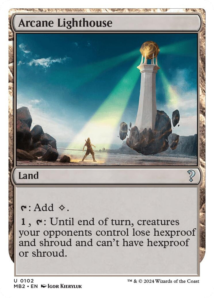 Image for Arcane Lighthouse (White Border) (102) [Mystery Booster 2]