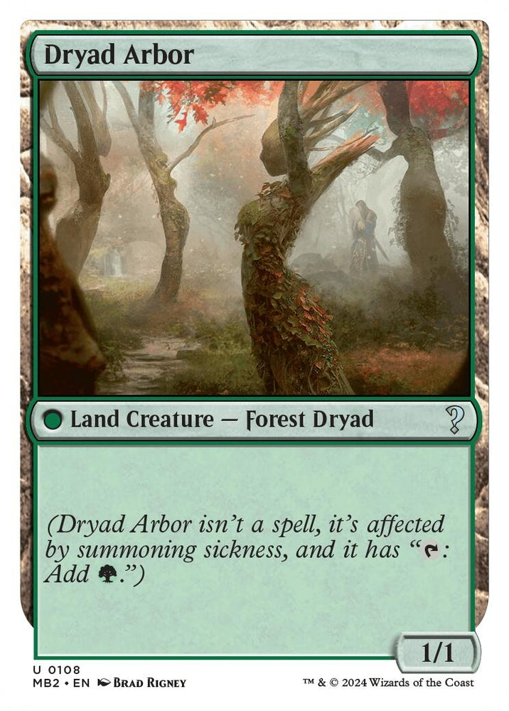 Image for Dryad Arbor (White Border) (108) [Mystery Booster 2]