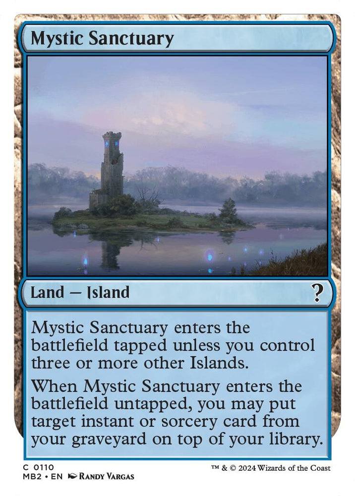 Image for Mystic Sanctuary (White Border) (110) [Mystery Booster 2]
