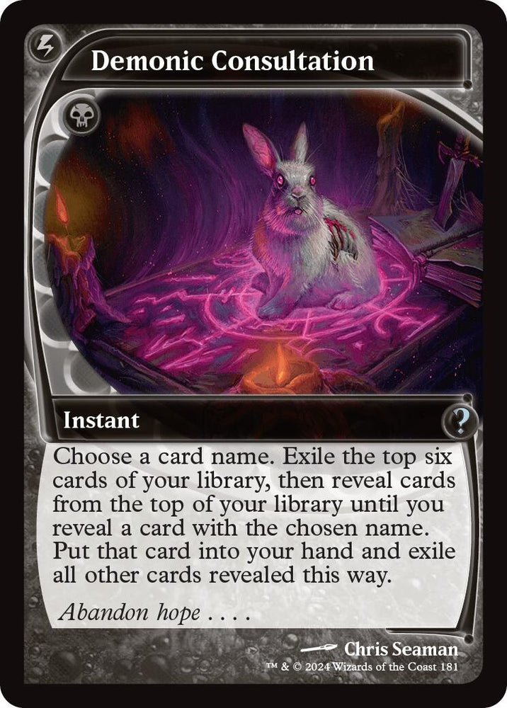 Image for Demonic Consultation (Future Sight) (181) [Mystery Booster 2]
