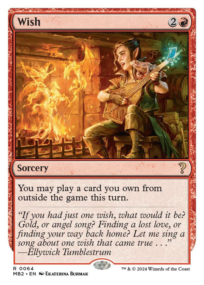 Image for Wish (White Border) (64) [Mystery Booster 2]