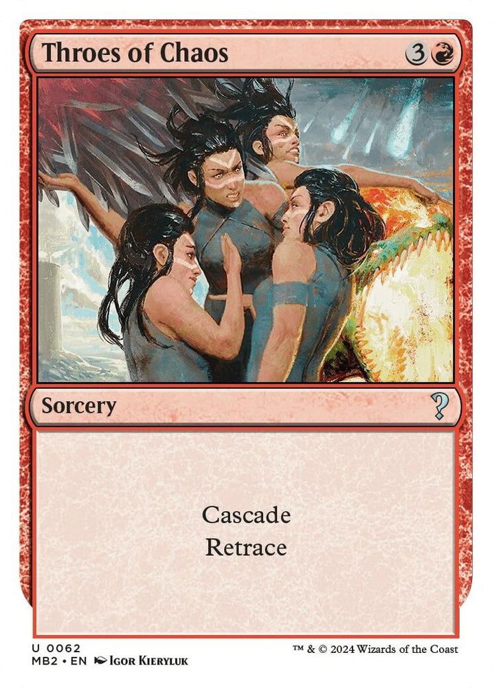 Image for Throes of Chaos (White Border) (62) [Mystery Booster 2]
