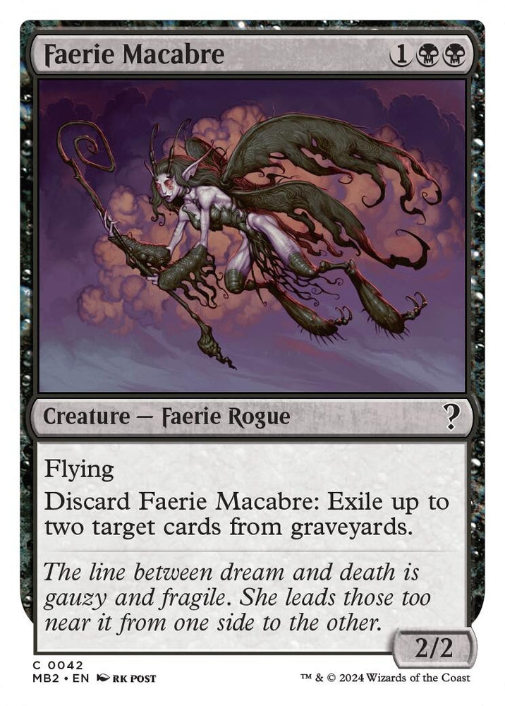 Image for Faerie Macabre (White Border) (42) [Mystery Booster 2]