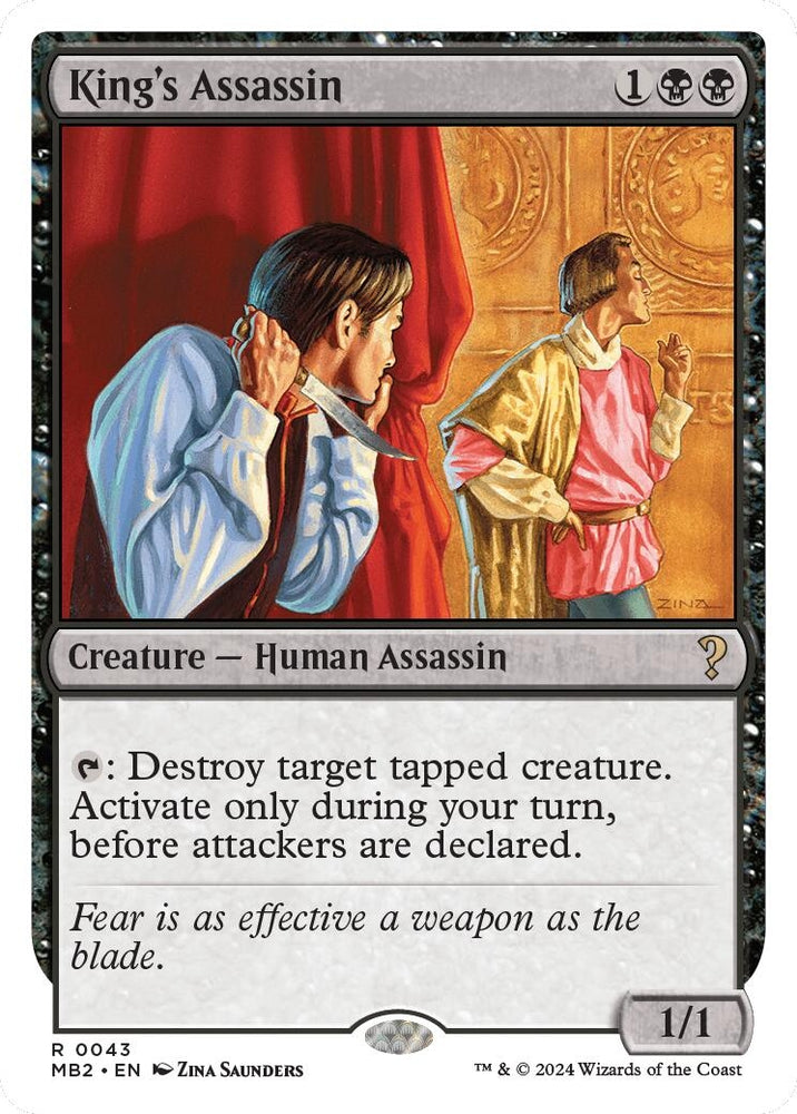 Image for King's Assassin (White Border) (43) [Mystery Booster 2]