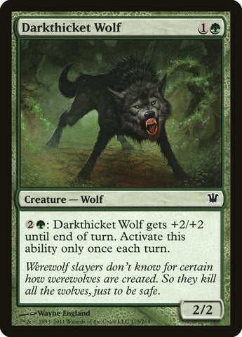 Image for Darkthicket Wolf (175) [Innistrad]