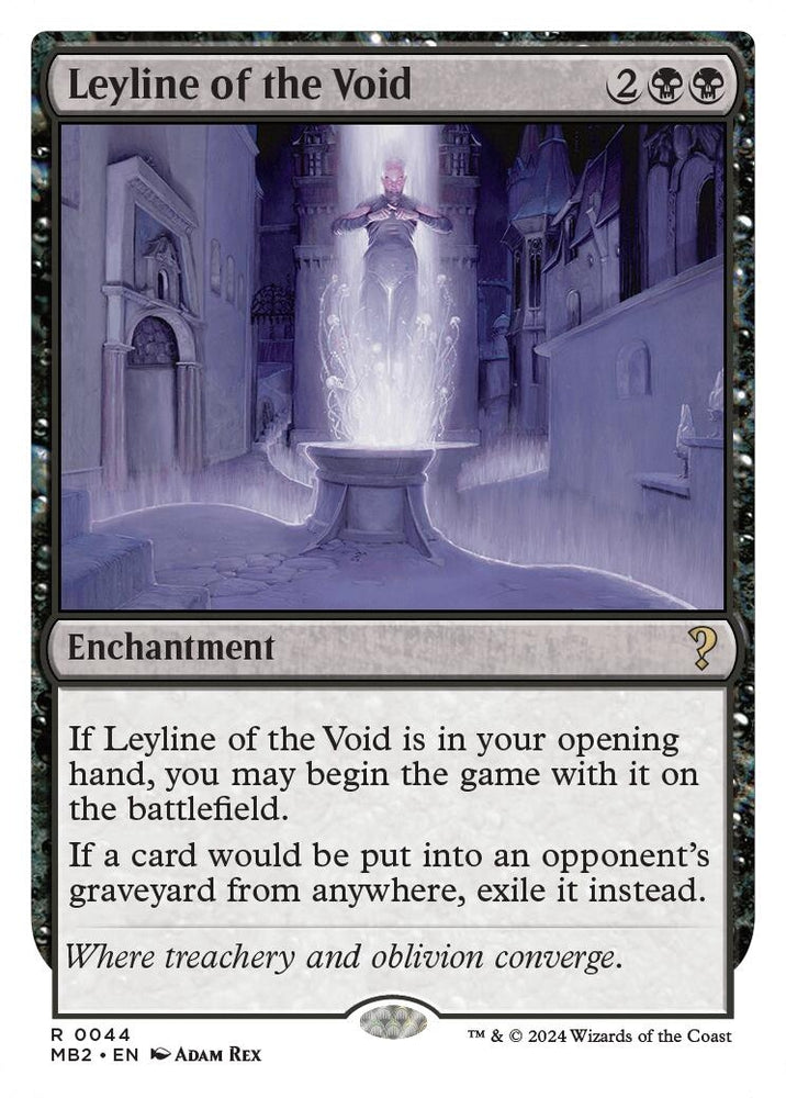 Image for Leyline of the Void (White Border) (44) [Mystery Booster 2]
