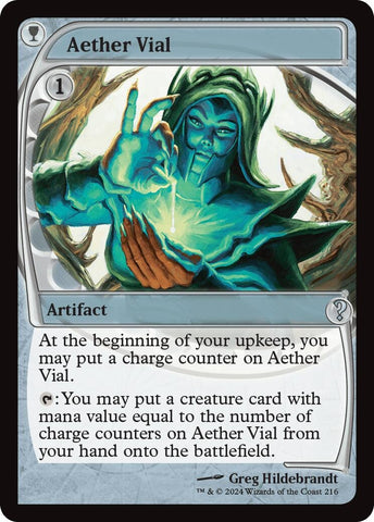 Image for Aether Vial (Future Sight) (216) [Mystery Booster 2]