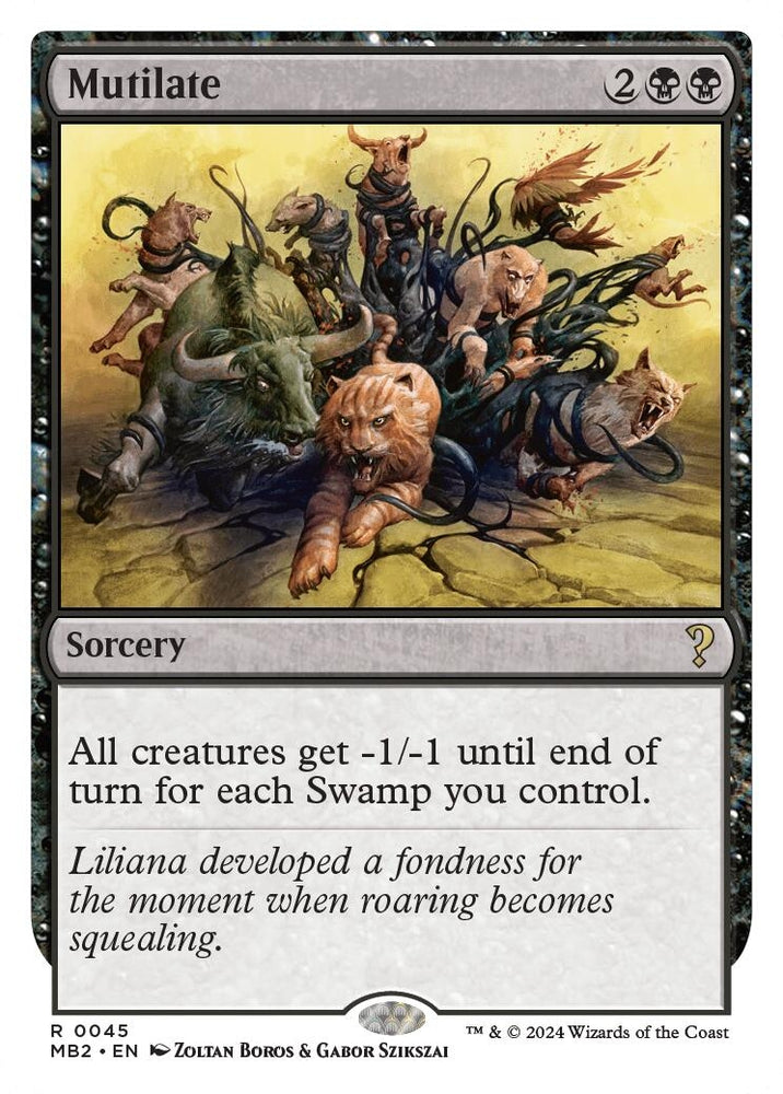 Image for Mutilate (White Border) (45) [Mystery Booster 2]
