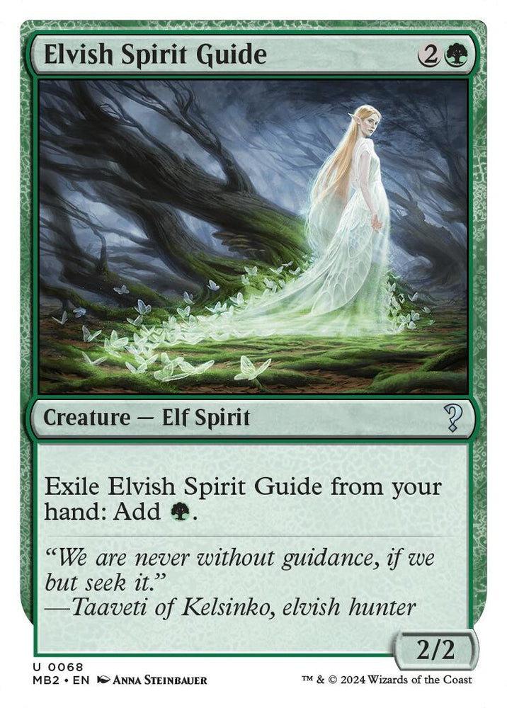 Image for Elvish Spirit Guide (White Border) (68) [Mystery Booster 2]