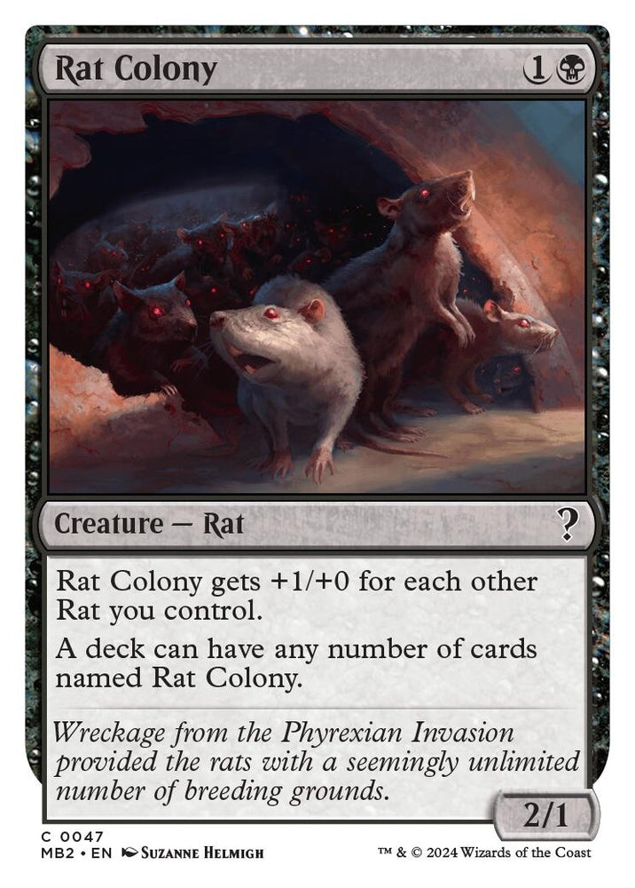 Image for Rat Colony (White Border) (47) [Mystery Booster 2]