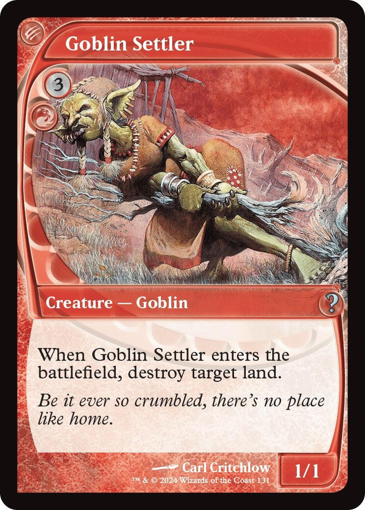 Image for Goblin Settler (Future Sight) (131) [Mystery Booster 2]