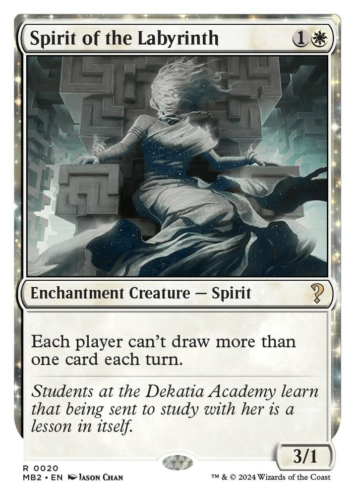 Image for Spirit of the Labyrinth (White Border) (20) [Mystery Booster 2]