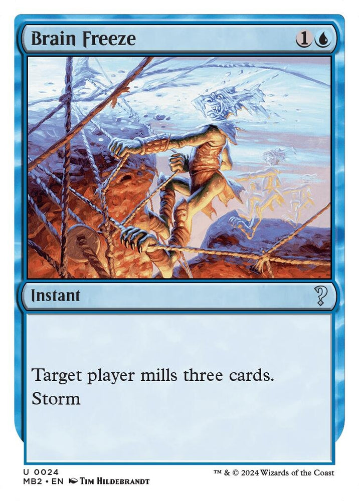 Image for Brain Freeze (White Border) (24) [Mystery Booster 2]