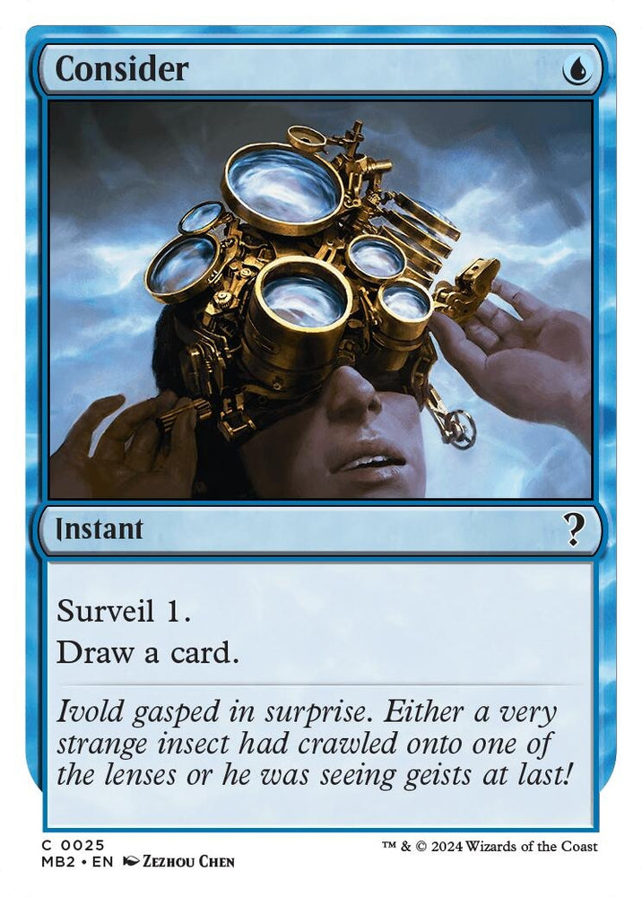 Image for Consider (White Border) (25) [Mystery Booster 2]