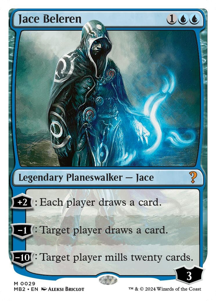 Image for Jace Beleren (White Border) (29) [Mystery Booster 2]